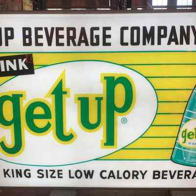 Get Up Soda NOS Sign