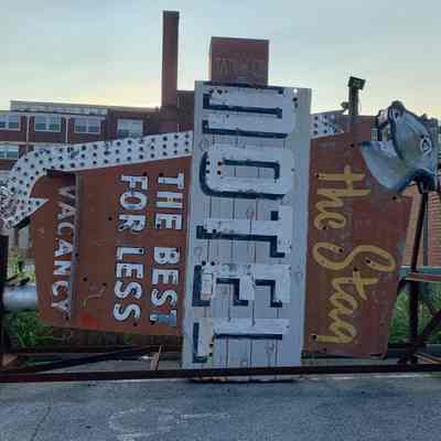 Stag Motel Double-Faced Metal & Neon Sign