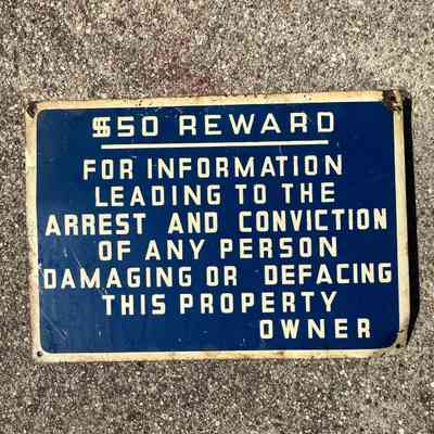 Fairmount Methodist Church Notice Metal Sign