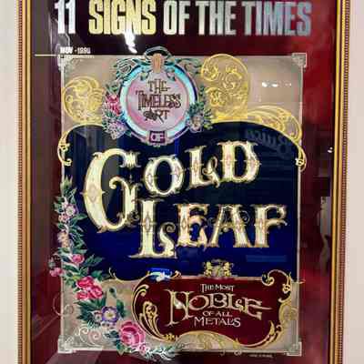 Signs of the Times Cover Glass Art