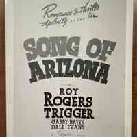 Song of Arizona Showcard Photograph