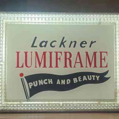 Lackner Lumiframe Sign Frame Sales Sample