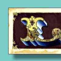 George C. Brooke Gilded Glass Panel Set