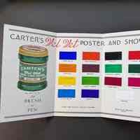          Carter's Ink Company Vel Vet Poster & Show Card Colors Pamphlet picture number 1
   