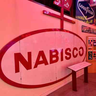 Nabisco Porcelain Enamel Sign