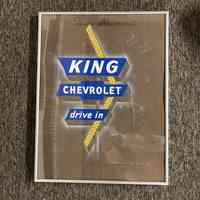 King Chevrolet Drive Sign Sketch