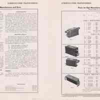 General Electric Company Illustrated Folio Price Sheet