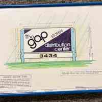 The Gap Stores Sign Sketch