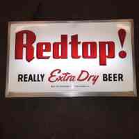 Redtop Beer Illuminated Plastic & Metal Sign