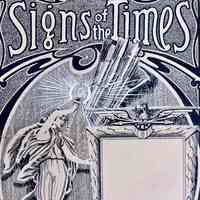 Signs of the Times - 1915 Magazine Cover Illustration