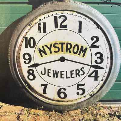 Nystrom Jewelers Watch Trade Sign
