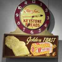          Keystone Breads Golden Toast Clock Sign picture number 2
   
