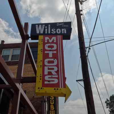 Wilson Motors Neon Sign