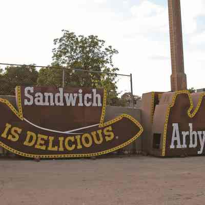Arby's Hat Neon Sign