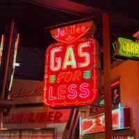 Jubilee Gas for Less Neon Sign