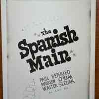 The Spanish Main Show Card Photograph