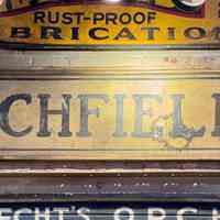 Richfield Hand-Lettered Wooden Sign