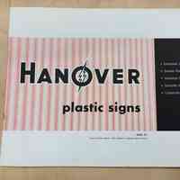 Hanover Plastic Signs Catalogue