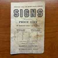 Signs Price List