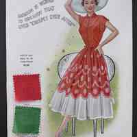 Fashion Frocks Salesman Sample Card