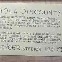          Spencer Studios Sign Catalogue picture number 2
   