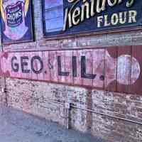 Geo. & Lil. Wooden Sign