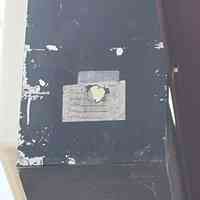          Sticker or tag on the sign that indicates its voltage and other vital information
   