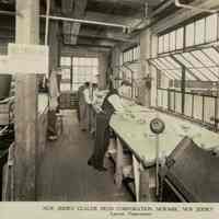Claude Neon Corp. Newark NJ Layout Department Photograph