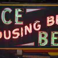 Dusing Bros. Ice Neon Sign