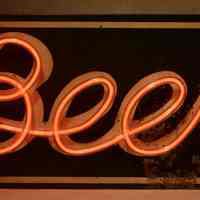 BEER Flexlume Neon Sign