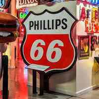 Phillips 66 Double-Faced Porcelain Sign