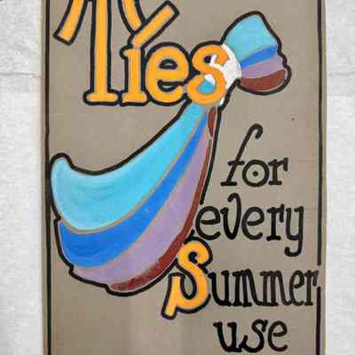 Pfister Art Service Hand-Lettered Showcard Sample
