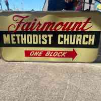          Fairmount Methodist Church Plastic Sign picture number 2
   