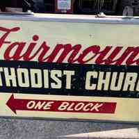          Fairmount Methodist Church Plastic Sign picture number 3
   
