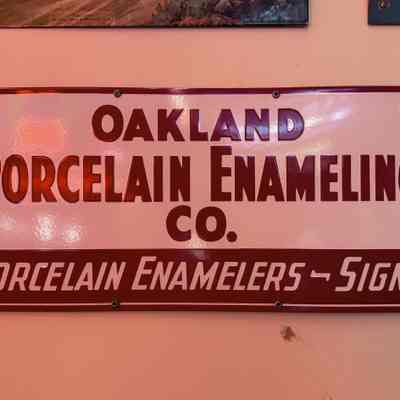 Oakland Porcelain Enameling Co. Advertisement
