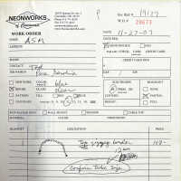          Pure Gasoline Flexlume Ripple Tin Sign picture number 9
   