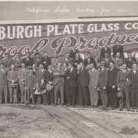 Pittsburgh Plate Glass Co. Exterior with Workers - Photograph