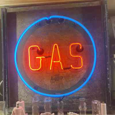 "GAS" Neon Sign