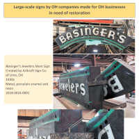          Basinger's Jewelers Porcelain and Neon Sign picture number 4
   