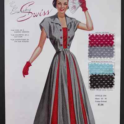 Fashion Frocks Salesman Sample Card