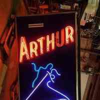 Arthur Murray Porcelain Sign