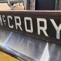          McCrory's Illuminated Glass & Tin Sign picture number 2
   