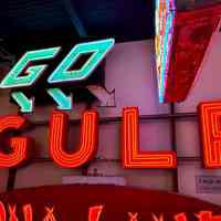 Go Gulf Neon Letters Signage