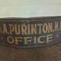 Wooden Corner Doctor Sign