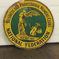 National Federation Business & Professional Womens Club Tin Sign