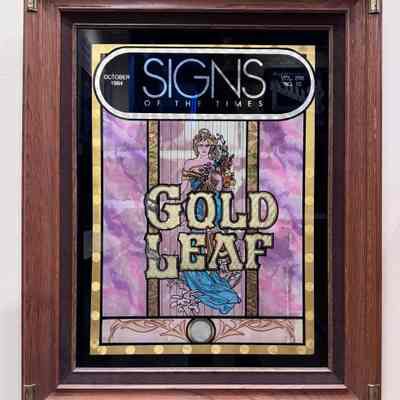 Signs of the Times Magazine Cover Glass Art