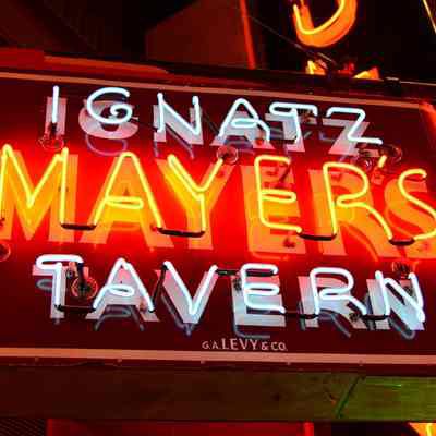 Ignatz Mayer Neon Tavern Sign