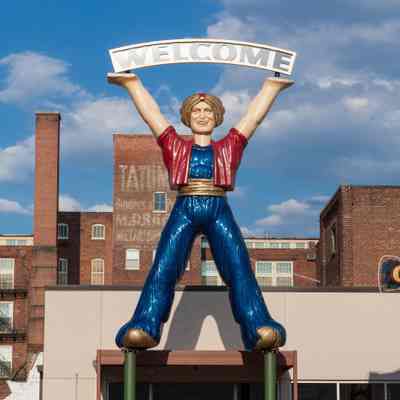 Carpeteria Welcome Genie Fiberglass Signage