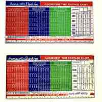 Acme Electric Fluorescent Tube Footage Chart
