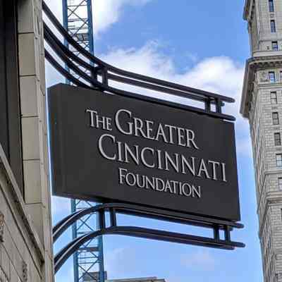 Greater Cincinnati Foundation Metal Sign
